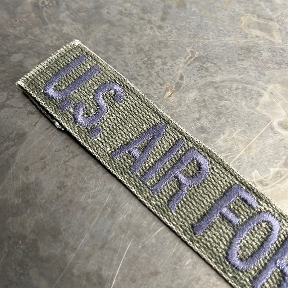 U.S. AIR FORCE embroidered tape patch - Vintage - Picture 6 of 10